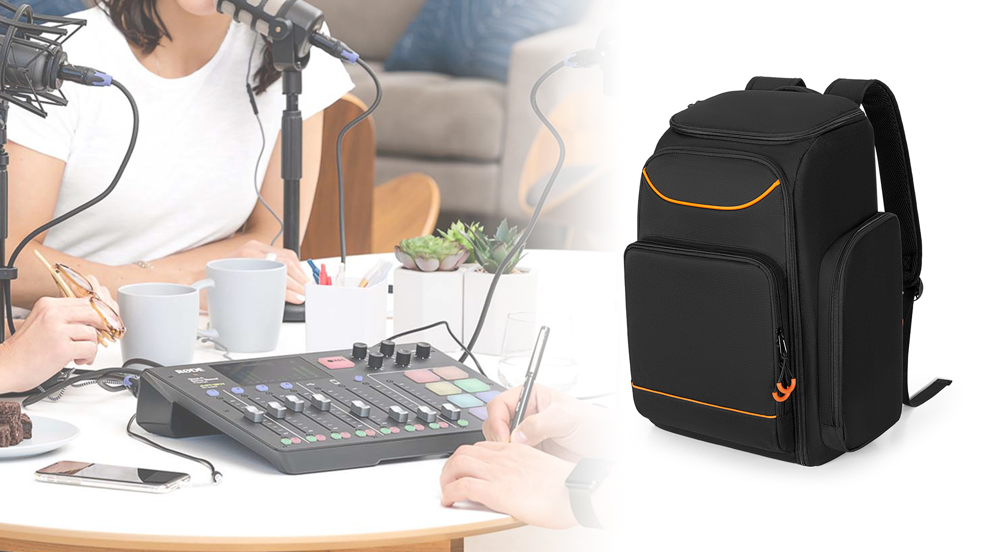 Amazon.co.jp: Trunab ミキサーケース RODECaster Pro/Pro II/YAMAHA